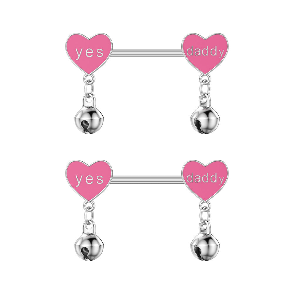Fashion Zircon Adhesive Nail Piercing Jewelry